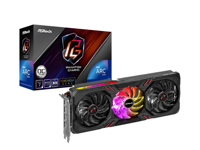 ASRock Arc A770 Phantom Gaming D OC 8GD GDDR6